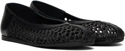 Ancient Greek Sandals Black Aeropi Ballerina Flats