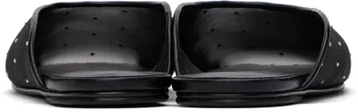 Magda Butrym Black Mesh Slippers