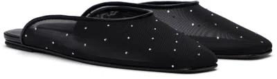 Magda Butrym Black Mesh Slippers