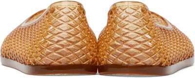 Ancient Greek Sandals Jelly Crystal-embellished Iro Ballet Flats In Brown