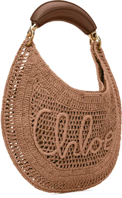 Chloé Beige Made For A Woman Edition Summer Banana Bag In Brown
