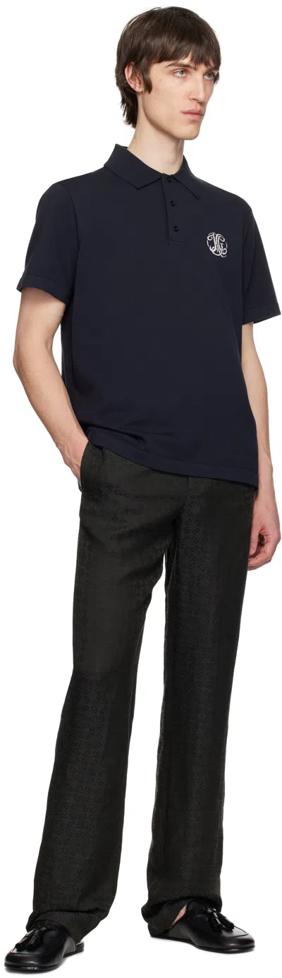 Givenchy Gray Monogram 72 Chino Matching Evening Trousers In 021-dark Grey