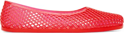 Ancient Greek Sandals Jelly Iro Ballet Flats In Red