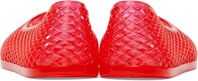 Ancient Greek Sandals Jelly Iro Ballet Flats In Red