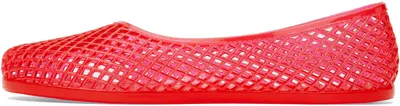 Ancient Greek Sandals Jelly Iro Ballet Flats In Red