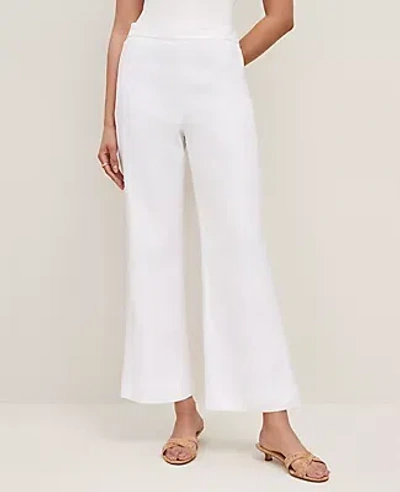 Ann Taylor The Tall Flare Ankle Pant In White