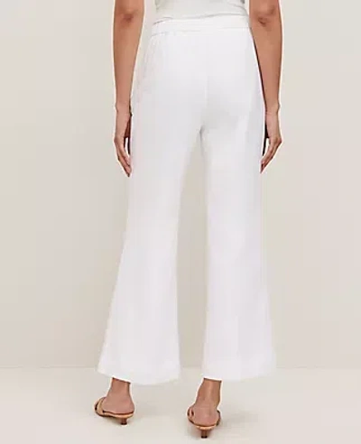 Ann Taylor The Tall Flare Ankle Pant In White