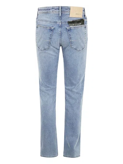 Jacob Cohen Slim Fit 5 Pocket Bard Denim Stretch In Blue