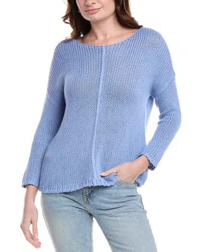 Vince Camuto Boat Neck Sweater In Blue