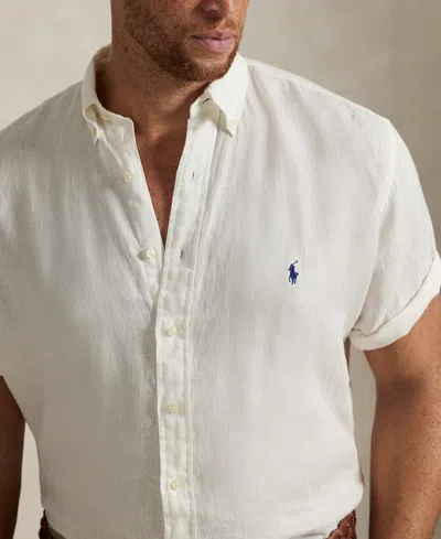 Polo Ralph Lauren Ralph Lauren Linen Shirt In Deckwash White
