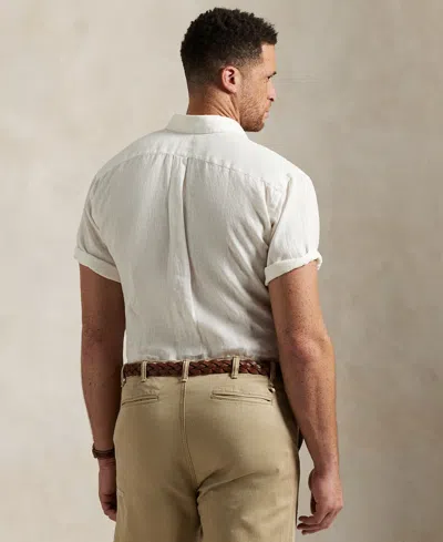 Polo Ralph Lauren Ralph Lauren Linen Shirt In Deckwash White