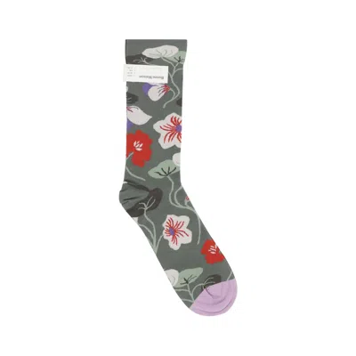 Bonne Maison Floral Pattern Socks In Multi