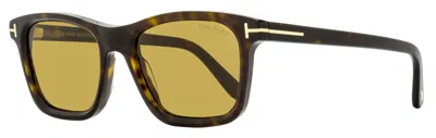 Tom Ford Men's Barron Sunglasses Tf1179 52e Dark Havana 54mm In Multi