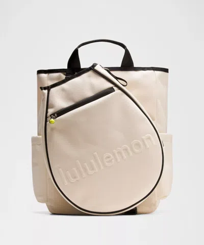 Lululemon - Racket Bag 19l - Black/white,neutral/natural