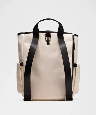 Lululemon - Racket Bag 19l - Black/white,neutral/natural