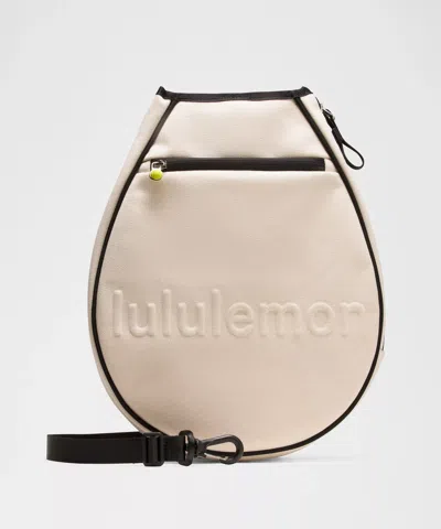 Lululemon - Racket Bag 19l - Black/white,neutral/natural
