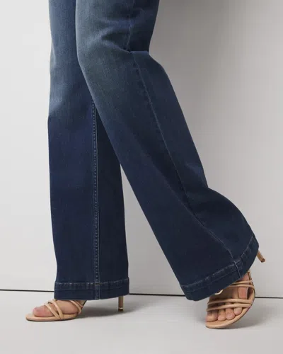 White House Black Market Extra High-rise Novelty Pocket Trousers Jeans In Viva Dark Wash Denim