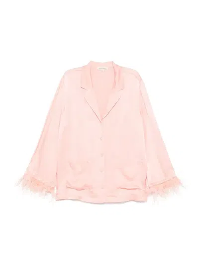 Love Stories Blanca Pajama Top In Coral Coral