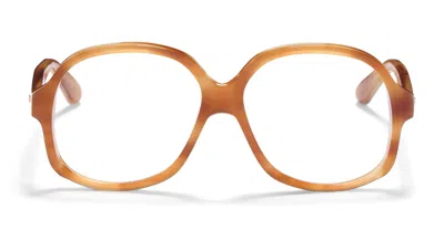 Valentino Vlx-177d - Light Havana / V-light Gold Rx Glasses In Havana, Gold