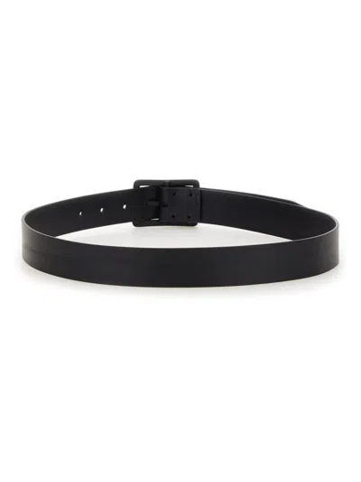 Studio Nicholson Leather Belt In Blue
