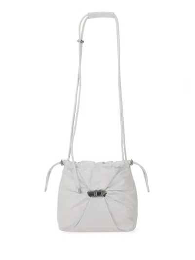 Diesel Bucket Bag "scrunch-d" In White