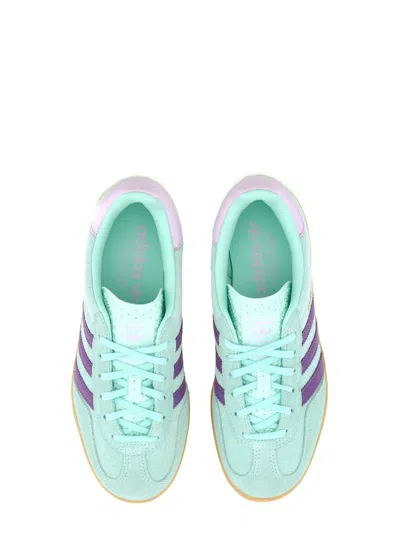 Adidas Originals Sneaker Gazelle Indoor Clear Mint/active Purple/ice Lavender In Green