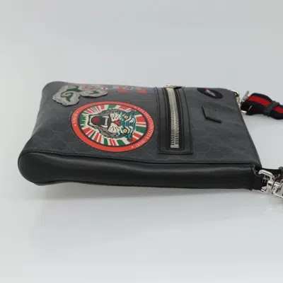 Pre-owned Gucci Gg Canvas Black Canvas Shoulder Bag ()