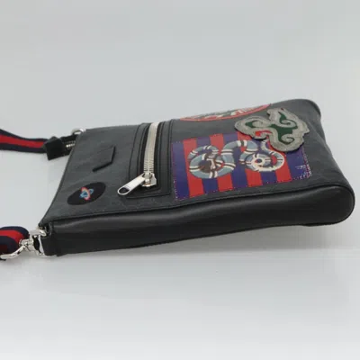 Pre-owned Gucci Gg Canvas Black Canvas Shoulder Bag ()