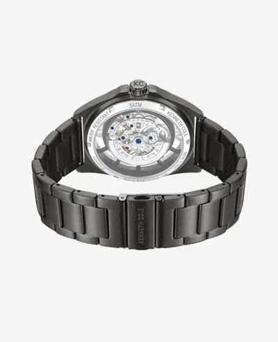 Kenneth Cole Automatic Bracelet Watch In Black