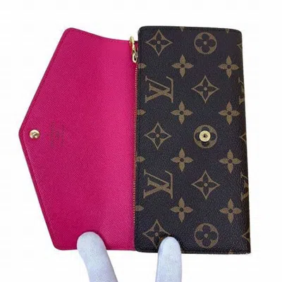 Pre-owned Louis Vuitton Monogram Brown Monogram Long Wallet (bi-fold) ()