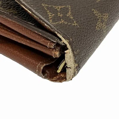 Pre-owned Louis Vuitton Monogram Brown Monogram Long Wallet (bi-fold) ()