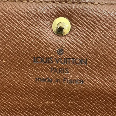 Pre-owned Louis Vuitton Monogram Brown Monogram Long Wallet (bi-fold) ()