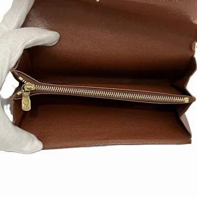 Pre-owned Louis Vuitton Monogram Brown Monogram Long Wallet (bi-fold) ()