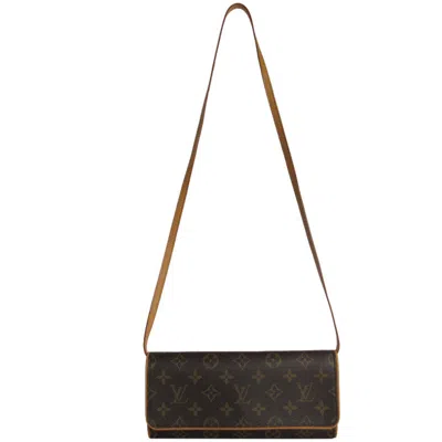 Pre-owned Louis Vuitton Monogram Brown Monogram Pochette Shoulder Bag ()