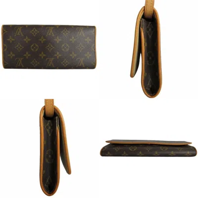 Pre-owned Louis Vuitton Monogram Brown Monogram Pochette Shoulder Bag ()