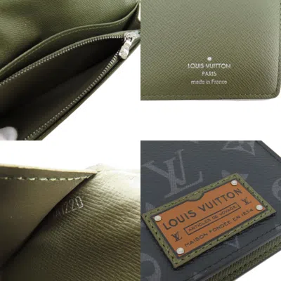 Pre-owned Louis Vuitton Monogram Eclipse Black Monogram Eclipse Long Wallet (bi-fold) ()