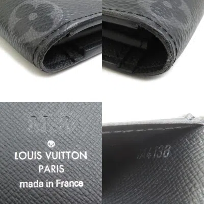 Pre-owned Louis Vuitton Monogram Eclipse Black Monogram Eclipse Long Wallet (bi-fold) ()