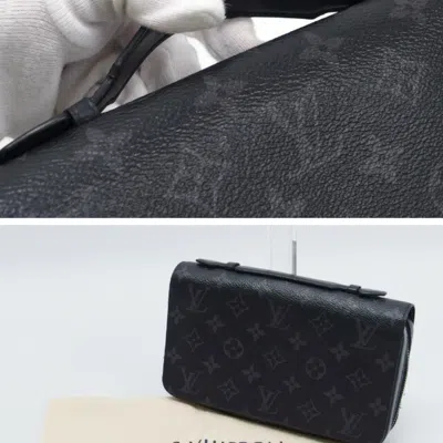 Pre-owned Louis Vuitton Monogram Eclipse Monogram Eclipse Monogram Eclipse Long Wallet (bi-fold) ()