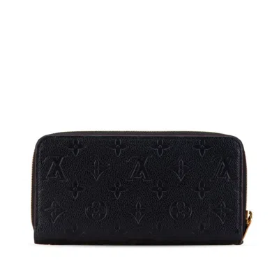 Pre-owned Louis Vuitton Monogram Empreinte Marine Rouge Monogram Navy Red Color Leather Wallet (bi-fold) (pre- In Marine Rouge, Monogram, Navy, Red Color