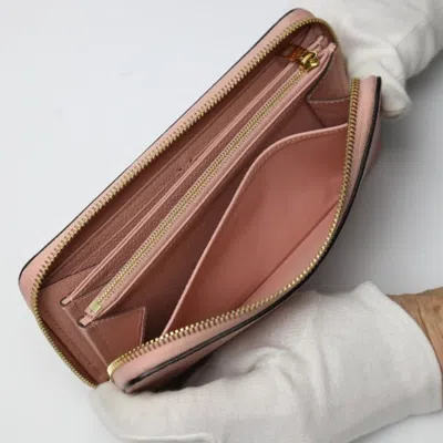 Pre-owned Louis Vuitton Monogram Empreinte Rose Poudre Monogram Empreinte Long Wallet (bi-fold) ()