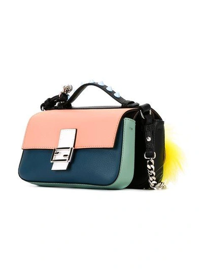 Shop Fendi Micro ‘double Baguette' Crossbody Bag