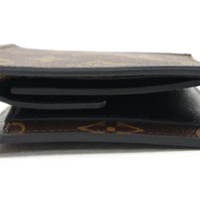 Pre-owned Louis Vuitton Monogram Macassar Monogram Macassar Wallet (bi-fold) ()