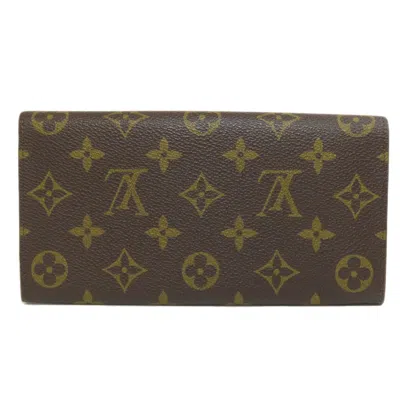 Pre-owned Louis Vuitton Monogram Monogram Long Wallet (bi-fold) ()