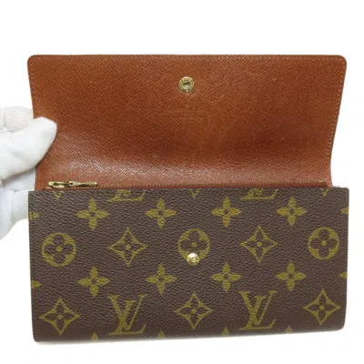 Pre-owned Louis Vuitton Monogram Monogram Long Wallet (bi-fold) ()