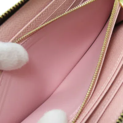 Pre-owned Louis Vuitton Monogram Monogram Rose Ballerine Monogram Long Wallet (bi-fold) () In Monogram, Rose Ballerine