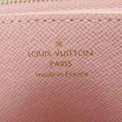 Pre-owned Louis Vuitton Monogram Monogram Rose Ballerine Monogram Long Wallet (bi-fold) () In Monogram, Rose Ballerine