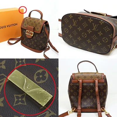 Pre-owned Louis Vuitton Monogram Reverse Beige Brown Monogram Monogram Reverse Monogram Backpack () In Beige, Brown, Monogram