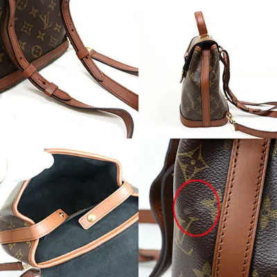 Pre-owned Louis Vuitton Monogram Reverse Beige Brown Monogram Monogram Reverse Monogram Backpack () In Beige, Brown, Monogram