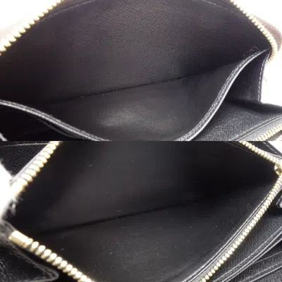 Pre-owned Louis Vuitton Monogram Reverse Brown Canvas Long Wallet (bi-fold) ()