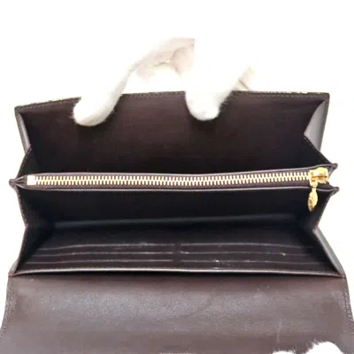 Pre-owned Louis Vuitton Monogram Vernis Amarante Purple Monogram Vernis Long Wallet (bi-fold) () In Amarante, Purple